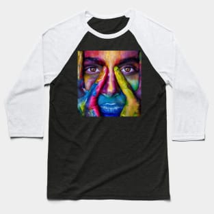 Face Art Baseball T-Shirt